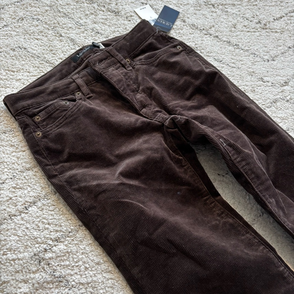 Ralph Lauren Chocolate Brown Corduroy Pants